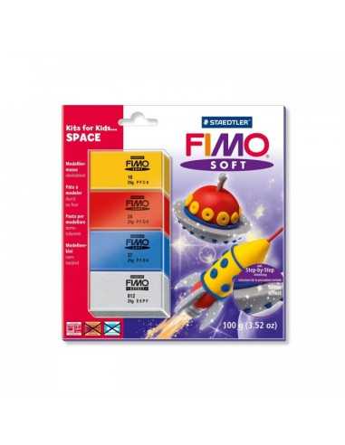 fimo soft kits for kids space con 4 panetti BIMV8024 44L1 Staedtler | Futurartshop.com