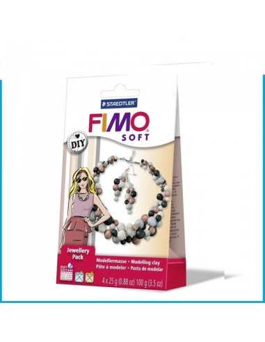 fimo soft jewellery pack bijoux perle con 4 panetti BIM8025 08 Staedtler | Futurartshop.com