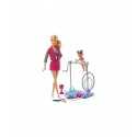 Da Ginnastica Coach Barbie Puppe e Spielset DKJ21-0 Mattel- Futurartshop.com