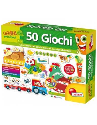 carotina 50 giochi con libro dei giochi didattici WON53186 Lisciani | Futurartshop.com