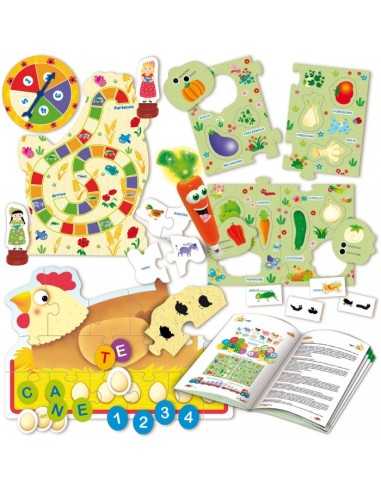 carotene 50 games with educational games book WON53186 Lisciani | Futurartshop.com