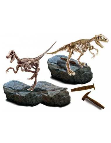 piccolo genio predators 2 in 1 velociraptor e tyrannosaurus rex WON56408 Lisciani | Futurartshop.com
