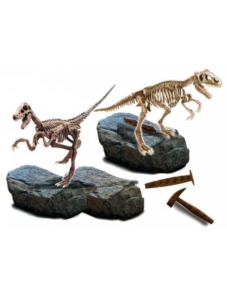 piccolo genio predators 2 in 1 velociraptor e tyrannosaurus rex WON56408 Lisciani | Futurartshop.com