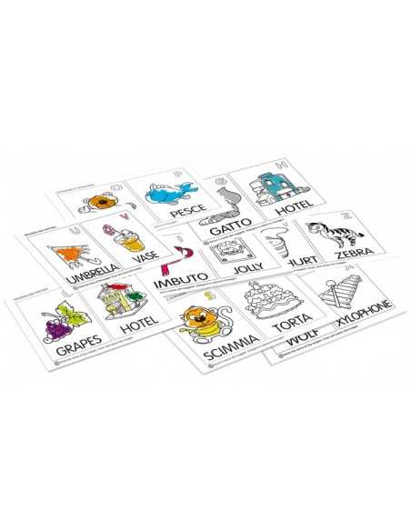 carotene bilingual writing school with lightbox WON56149 Lisciani | Futurartshop.com