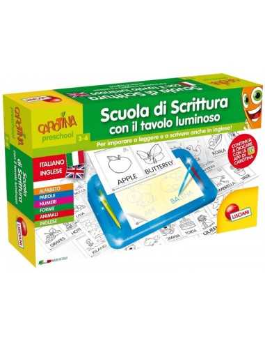 carotina scuola di scrittura bilingue con tavolo luminoso WON56149 Lisciani | Futurartshop.com