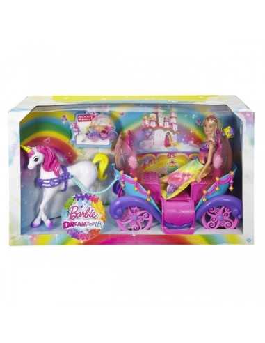 Princess Barbie arcobaleno in carriage MATDPY38 Mattel | Futurartshop.com