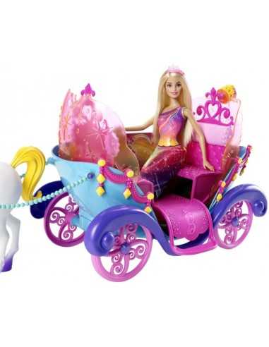Barbie principessa arcobaleno a carrozza MATDPY38 Mattel | Futurartshop.com