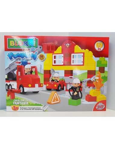 Blokki baby fire station 69 pieces MAGGG-81013 Grandi giochi | Futurartshop.com