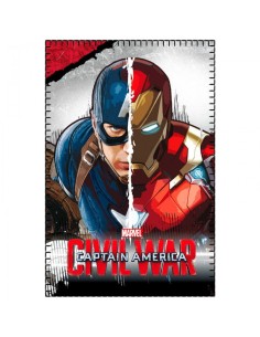 Plaid Capitan America Civil War 150x100 centimetri CER2200001651 Cerdà | Futurartshop.com
