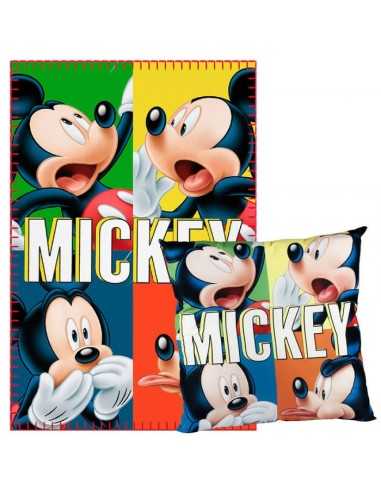 Set Plaid pillow with Mickey Mouse CER2200001662 Cerdà | Futurartshop.com
