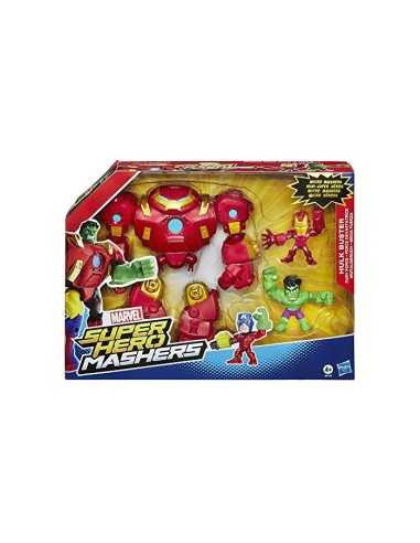avengers super hero mashers hulk buster micro iron man e hulk HASB7288EU40/B8145 Hasbro | Futurartshop.com
