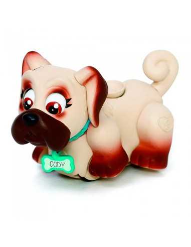 Beige and dark brown puppy pet Parade with heavenly collar GIOGPZ18547/2 Giochi Preziosi | Futurartshop.com