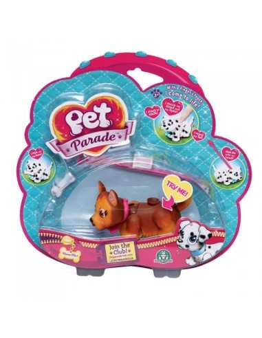 Pet Parade cagnolino marroncino con collare rosa GIOGPZ18547/5 Giochi Preziosi | Futurartshop.com