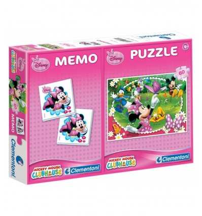 puzzle 60 pieces with memo pocket minnie mouse 07903 Clementoni- Futurartshop.com