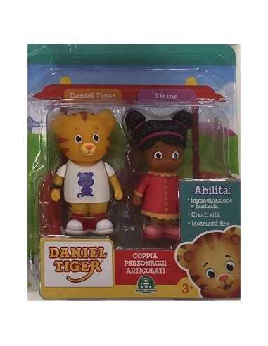 couple characters daniel tiger and elaina GIODAN02000/2 Giochi Preziosi | Futurartshop.com