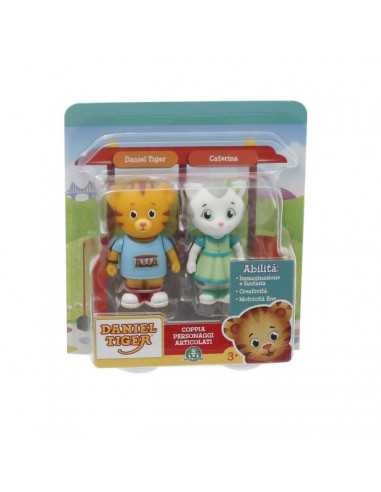 coppia personaggi daniel tiger e caterina GIODAN02000/4 Giochi Preziosi | Futurartshop.com