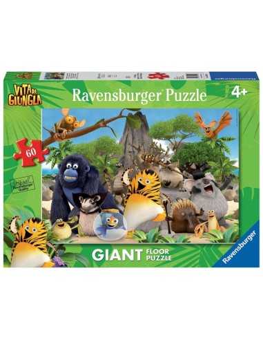 puzzle 60 pezzi coraggiosi eroi della giungla RAV05496 Ravensburger | Futurartshop.com