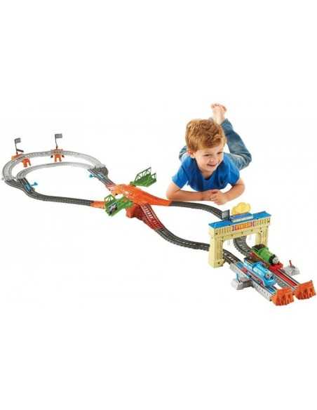 Thomas pista la grande corsa con thomas e percy MATDFM53 Mattel | Futurartshop.com