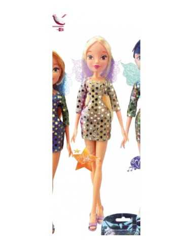 Bambola winx fairy shine paillettes-(Stella) GIOWNX19000/4 Giochi Preziosi | Futurartshop.com