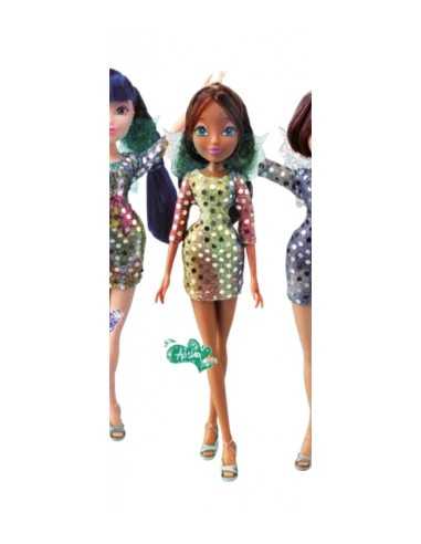 Bambola winx fairy shine paillettes-(Aisha) GIOWNX19000/5 Giochi Preziosi | Futurartshop.com