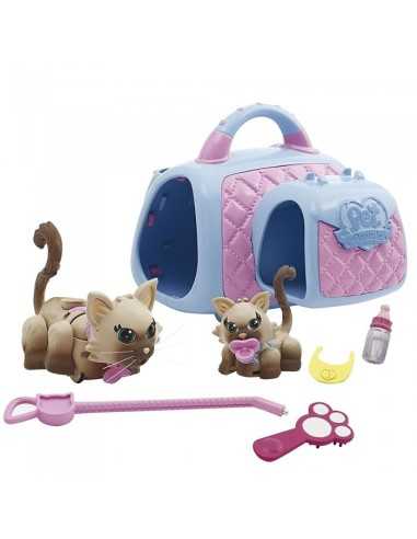 pet parade family trasportino mamma e cucciolo gattini GIOPTF09000/1 Giochi Preziosi | Futurartshop.com