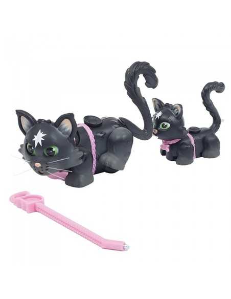 pet parade family mamma e cucciolo gattini neri GIOPTF00000/3 Giochi Preziosi | Futurartshop.com