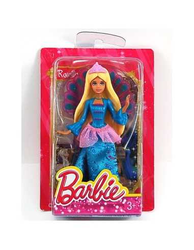 barbie mini blue dress with fan-shaped wings MATV7050/W1287 Mattel | Futurartshop.com
