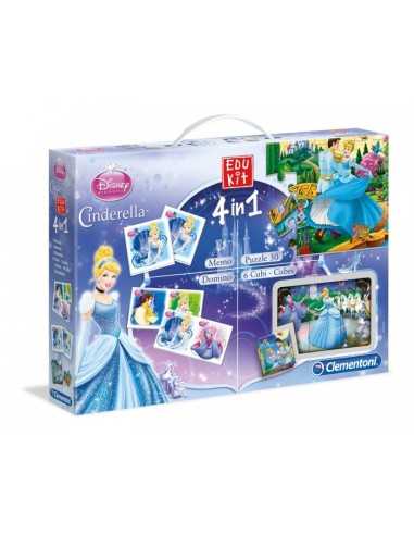 Clementoni 13747 Edukit 4 in 1-Cinderella CLE13747 Clementoni | Futurartshop.com