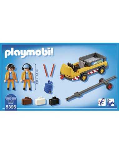 playmobil veicolo trasporti bagagli con addetti pista PLA5396 Playmobil | Futurartshop.com