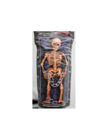 68 x 150 cm inner doors Festoon halloween skeleton 0002850  | Futurartshop.com