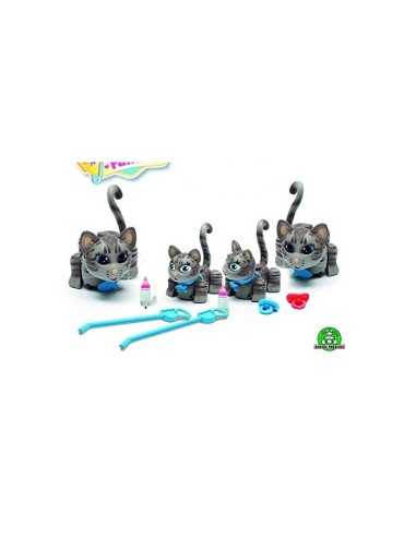 pet parade deluxe family set 4 gatti striati GIOPTF06000/2 Giochi Preziosi | Futurartshop.com
