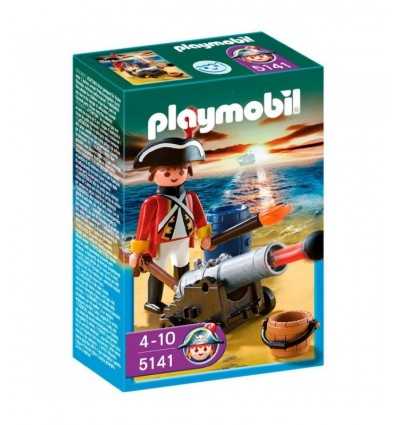 Playmobil 5141-artillero oficial delle Giubbe Rosse 5141 Playmobil- Futurartshop.com