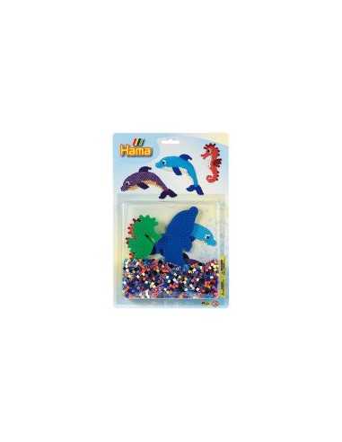 kit blister base delfino con 1100 perline hama BOR4059/4058.AMA Hama | Futurartshop.com