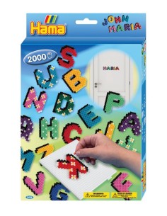 hama letters 2000 pieces BOR3424.AMA Hama | Futurartshop.com