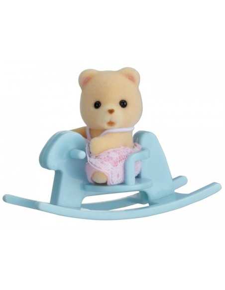 baby bear with rocking horse sylvanian families BOR5199.SYL Epoch | Futurartshop.com