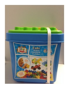 Cubì bucket 10 tiles with 1 vehicle  36510 Mac Due | Futurartshop.com