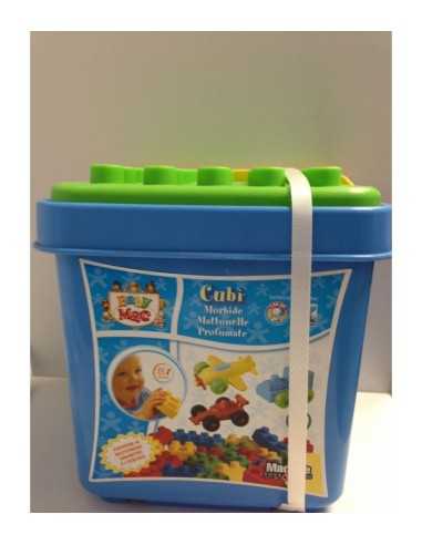 Cubì bucket 10 tiles with 1 vehicle  36510 Mac Due | Futurartshop.com