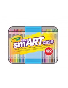 valigetta smart case set con 150 pezzi CRA04-6810 Crayola | Futurartshop.com