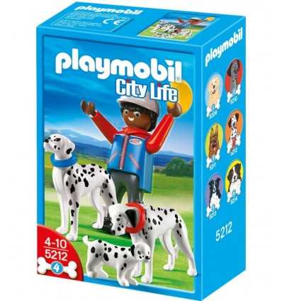 Playmobil City Cani 5212 Omino con Famiglia Dalmata 5212 Playmobil-Futurartshop.com