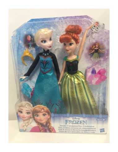 Doll (frozen) elsa and Anne day of Coronation HASB6172EU40 Hasbro | Futurartshop.com