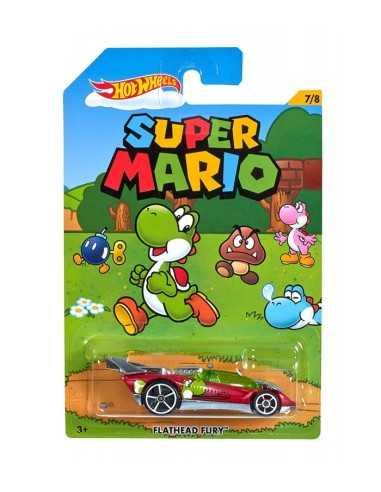 hot wheels veicolo super mario flathead fury MATDJK66/DJK69 Mattel | Futurartshop.com