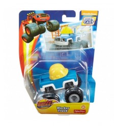 Blaze vehicle Worker Truck with helmet CGF20/DPL38 Mattel- Futurartshop.com