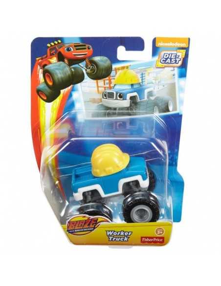 Blaze vehicle Worker Truck with helmet MATCGF20/DPL38 Mattel | Futurartshop.com