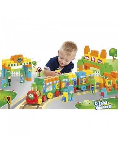 train station blocks bricks 120 pieces GIOHDG16471 Giochi Preziosi | Futurartshop.com