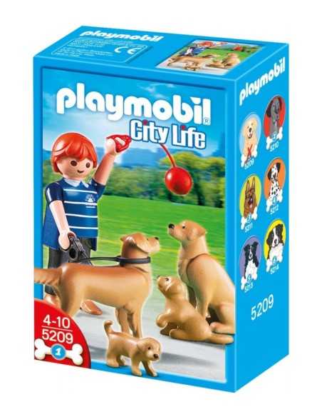 Playmobil 5209 - Famiglia di Golden Retriever 2154156763093 Playmobil | Futurartshop.com