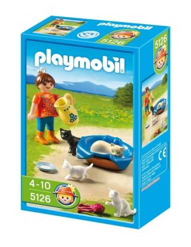 Playmobil 5126-little girl with kittens 172227 Playmobil | Futurartshop.com