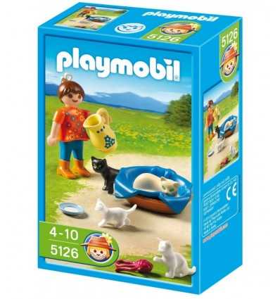Playmobil 5126-little girl con gatitos 5126 Playmobil- Futurartshop.com
