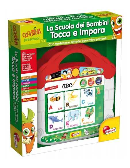 carotina la scuola dei bambini tocca e impara BIM55906 Lisciani | Futurartshop.com
