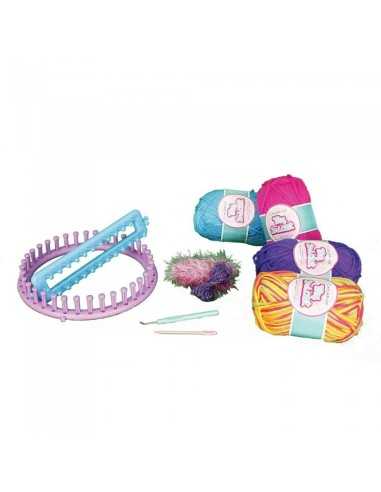 Creative knitting set with 4 balls and accessories my tricot NIC115 Nice Group | Futurartshop.com
