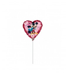 Mickey e Minnie palloncino Cuore A23049 A23049 Magic World Party-Futurartshop.com